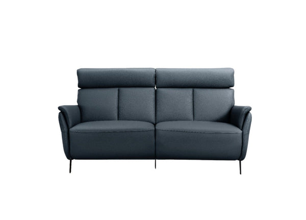 73 Inch Reclining Leather Sofa with Usb Charging for Modern Living Room Comfort Seating