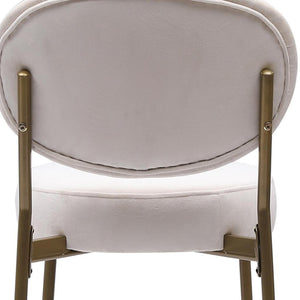 HomeRoots Set of Two Stylish 29" Green Faux Leather Bar Chairs with Gold Metal Base for Modern Spaces 719632