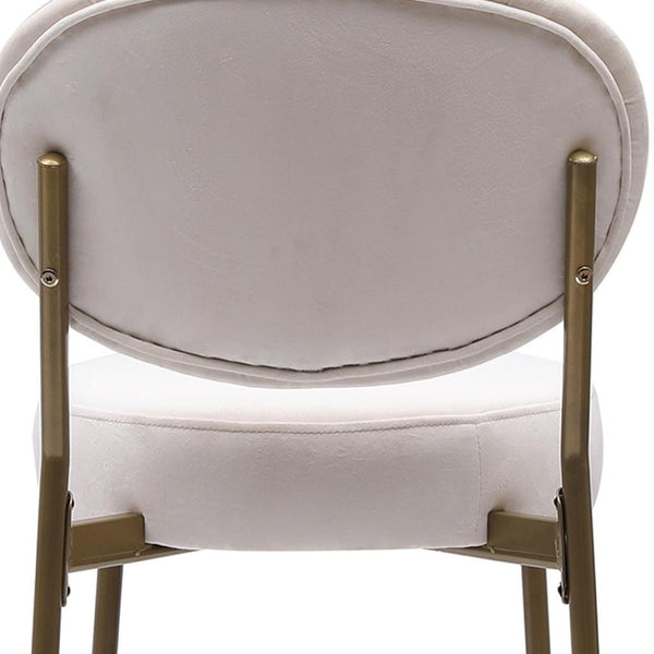 HomeRoots Set of Two Stylish 29" Green Faux Leather Bar Chairs with Gold Metal Base for Modern Spaces 719632