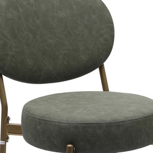 HomeRoots Set of Two Luxurious Black Velvet Bar Height Chairs with Gold Metal Base for Modern Spaces 719633