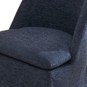 HomeRoots Beige Chenille Wing-Back Dining Chair Set with Wheels - Elegant, Versatile Accent for Any Space 719648