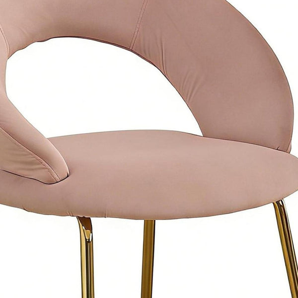 HomeRoots Set of Two Stylish Beige and Brown Linen Side Chairs for Dining, Living Room & Versatile Spaces 719664