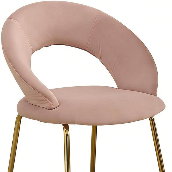 HomeRoots Set of Two Stylish Beige and Brown Linen Side Chairs for Dining, Living Room & Versatile Spaces 719664