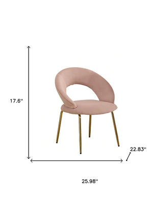 HomeRoots Set of Two Stylish Beige and Brown Linen Side Chairs for Dining, Living Room & Versatile Spaces 719664