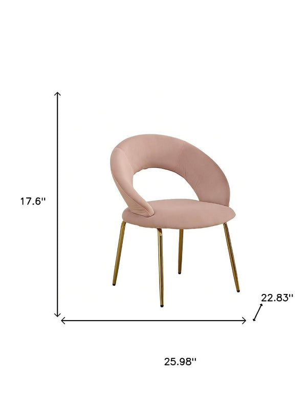 HomeRoots Set of Two Stylish Beige and Brown Linen Side Chairs for Dining, Living Room & Versatile Spaces 719664