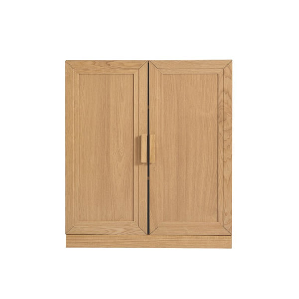 31 Inch Wood Corner Accent Cabinet with Paneled Dual Doors for Rustic Living Room Storage