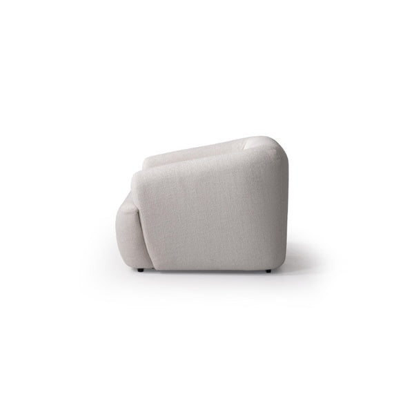 42 Inch Boucle Accent Armchair with Included Lumbar Pillow for Modern Living Spaces