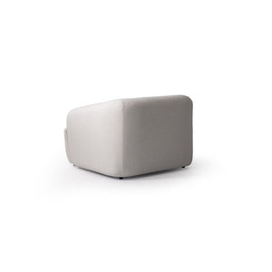 42 Inch Boucle Accent Armchair with Included Lumbar Pillow for Modern Living Spaces