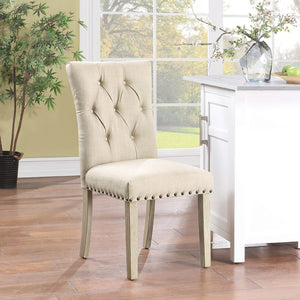 OSP Home Furnishings Preston Dining Chair  - Set of 2 Burlap