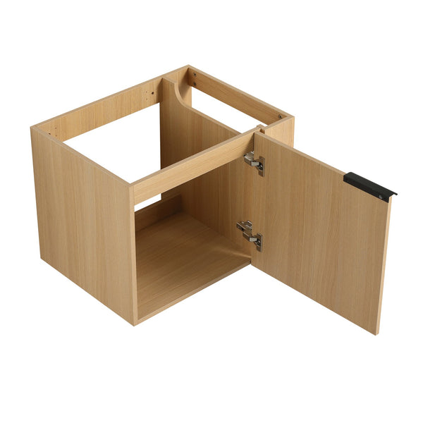 English Elm 24" Bathroom Vanity Sink Combo - Modern Oak Cabinet Set With Ample Storage & Soft-Close Doors W1972P204941