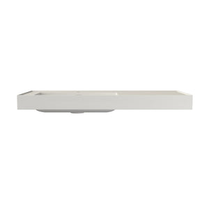 English Elm Inner White Solid Surface Basin with Matte Black Exterior for Modern Bathrooms T3785P491209