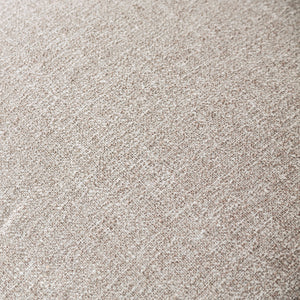 English Elm Contemporary Plush Armless Chair with Metal Legs, Adjustable Headrest, Boxed Cushions & Chaise Comfort Light Brown,Natural 50 L x 42 W x 24 H B2741P378645