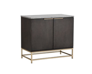Sunpan Rebel Sideboard - Modern Solid Oak Storage Unit with Elegant Soft Close Doors and Stylish Design Small - 35.5W x 19D x 32.25H