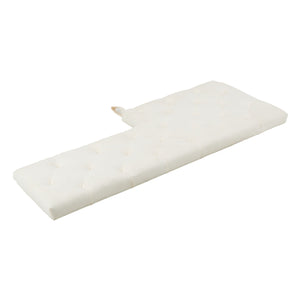 English Elm 56"L, 56"L Mid-Century Walnut Dog Crate Bench Ottoman with Sliding Barn Door, Padded Removable Cushion, Wheels, 300lb耐 N843P293660W