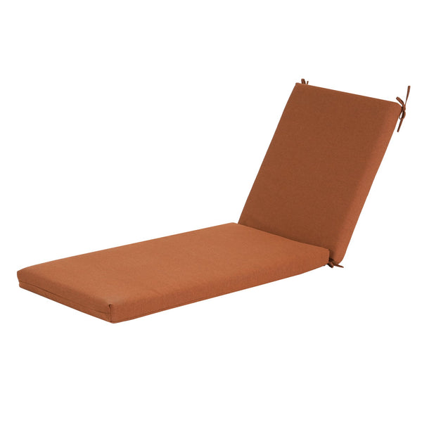 English Elm Christopher Knight Home® - Noah Outdoor Chaise Lounge Cushion - Bright Orange, Weather-Resistant, Durable Foam For Comfort N775P291468O
