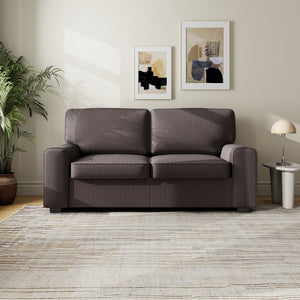 English Elm 69.6" Chenille Upholstered Loveseat with Spring Cushions and Metal Frame for Modern Spaces Grey W3568P431423