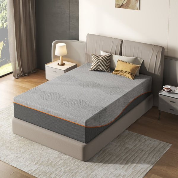 English Elm Twin 12 Inch Cooling Memory Foam Mattress with Green Tea Infusion and Medium Feel W2889P423141