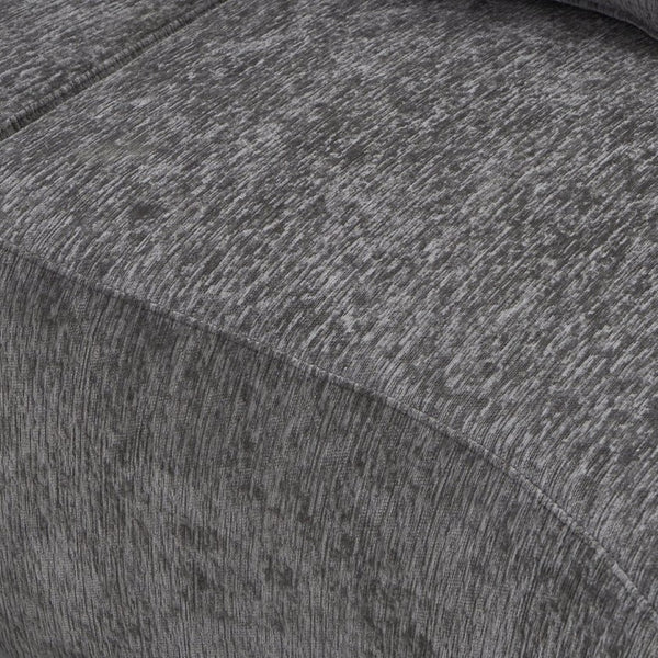 English Elm Curved Chenille Modular Sectional Sofa Boneless High-density Foam for Apartment Living Grey W3728S00008