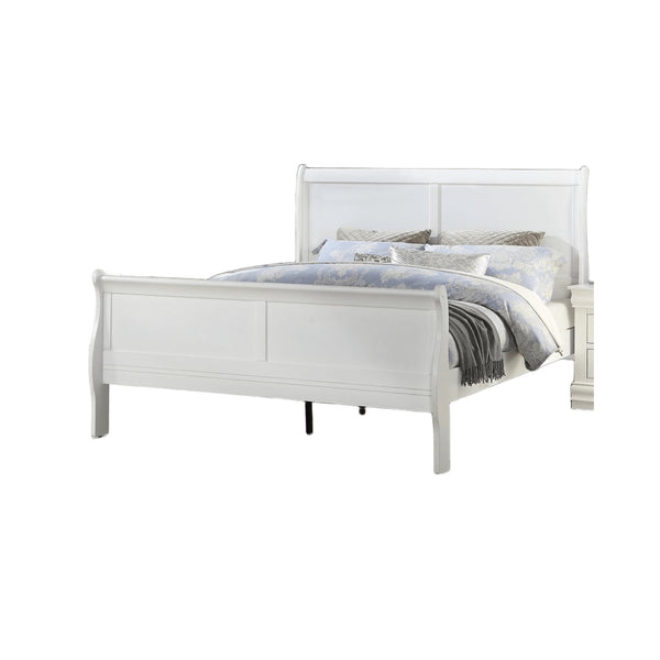 English Elm Classic Twin Over Twin Bunk Bed with Mission Style Headboards, Sturdy Block Supports & Drawers White 27 L x 63 W x 6 H B2741S00585