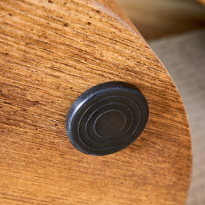 English Elm The Stylish Cylindrical Table - Versatile Coffee Table, Dining Surface, Or Compact Workbench Design W1151P200298-GIGA