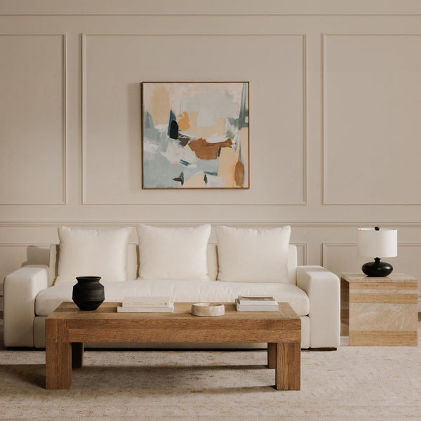 English Elm Cherish Abstract Canvas Wall Art Textured Acrylic Gallery Framed Living Room Decor B2769P498430
