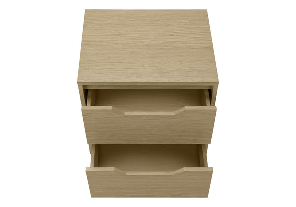 English Elm Accent Side Table Rustic Grey Laminate Compact Storage Cabinet Transitional Bedroom Natural B2710P461709