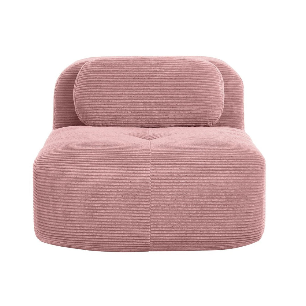 English Elm Hamlet L-shaped Corduroy Sectional Sofa with Pillows Plush Corner Seating W714P359252