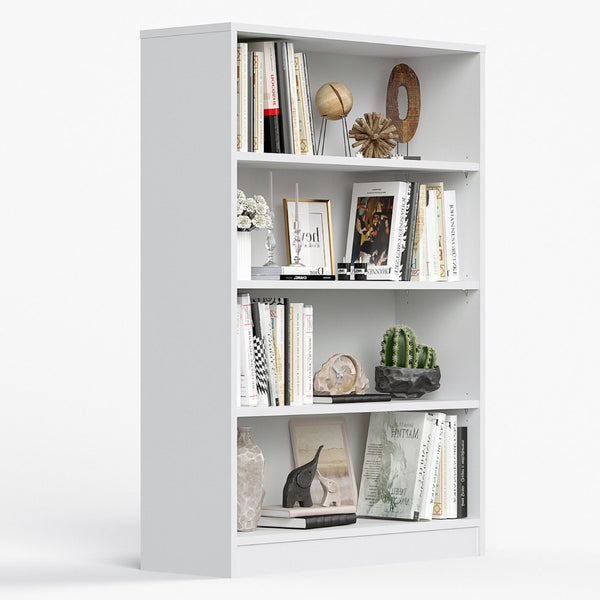 English Elm Bookcase Freestanding Wood 3 Shelf Adjustable Open Storage Unit for Home Office T3623P431338