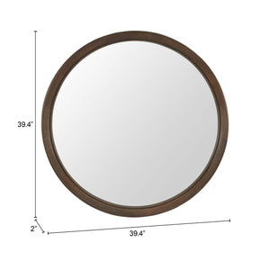 Zuo Modern Inikas Mirror Espresso - Elegant Fir Wood Design With Stunning Finish Perfect For Modern Spaces Brown Fir Wood,Glass 110719-zuo-modern