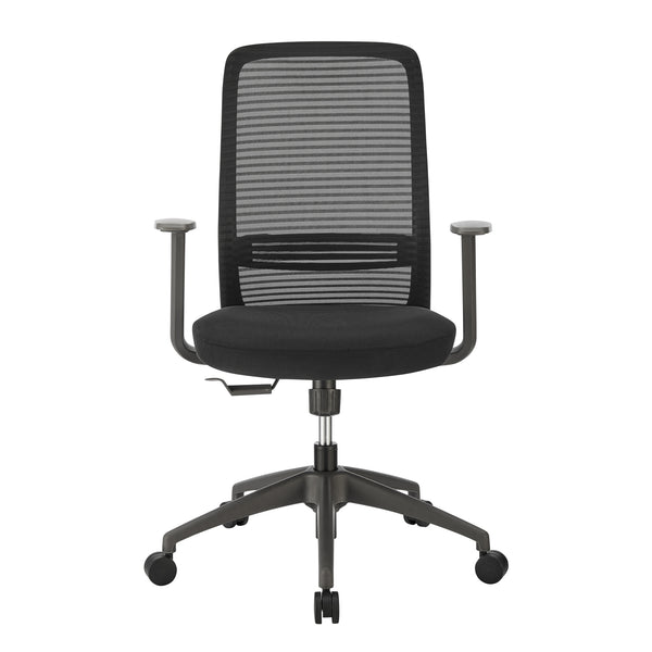 Kasper Mid-Back Office Chair Black 72001-BLK