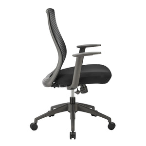 Kasper Mid-Back Office Chair Black 72001-BLK