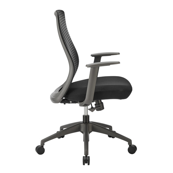 Kasper Mid-Back Office Chair Black 72001-BLK