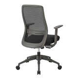 Kasper Mid-Back Office Chair Black 72001-BLK