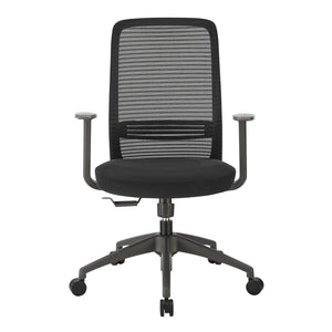 Kasper Mid-Back Office Chair Black 72001-BLK