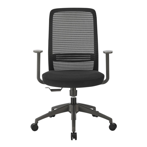 Kasper Mid-Back Office Chair Black 72001-BLK
