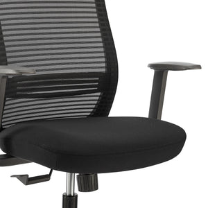 Kasper Mid-Back Office Chair Black 72001-BLK