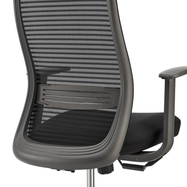 Kasper Mid-Back Office Chair Black 72001-BLK