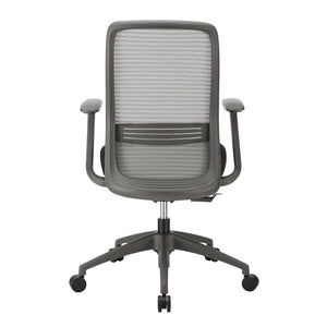 Kasper Mid-Back Office Chair Gray 72001-GRY