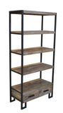 Moti Anaheim Katy Bookcase - 2-Drawer, 5 Shelves 72008001