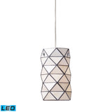 Tetra 7'' Wide 1-Light Mini Pendant - Polished Chrome - Includes LED Bulb 72021-1-LED Elk Lighting