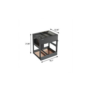 21 Inch Stainless Steel Cabinet Insert for a Sleek Modern Kitchen Upgrade