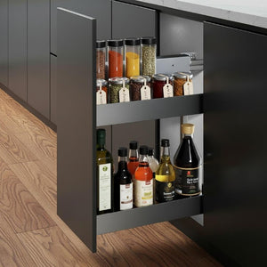 23 Inch Stainless Steel Cabinet Insert for Modern Kitchen Organization and Durable Storage