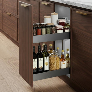 23 Inch Stainless Steel Cabinet Insert for Modern Kitchen Organization and Durable Storage