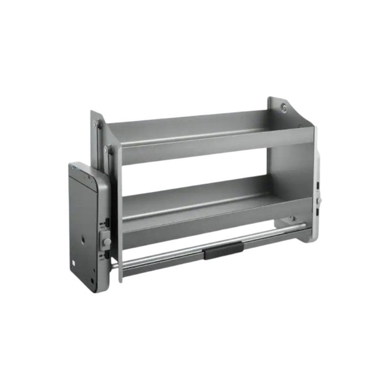 HomeRoots 35 Inch Stainless Steel Cabinet Insert for Modern Kitchen Organization and Storage 720243