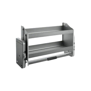 HomeRoots 35 Inch Stainless Steel Cabinet Insert for Modern Kitchen Organization and Storage 720243