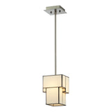 Cubist 6'' Wide 1-Light Mini Pendant - Brushed Nickel 72062-1 Elk Lighting