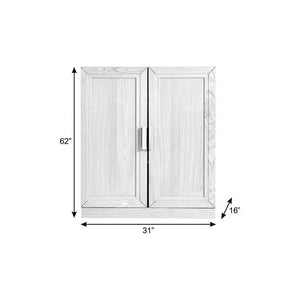 Set of Four Wood Corner Accent Cabinets with Dual Doors for Elegant Living Room Storage