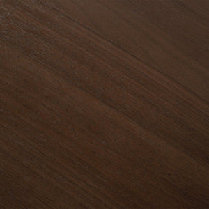 79 Inch Oval Walnut Dining Table with Double Pedestal Base for Elegant Spaces