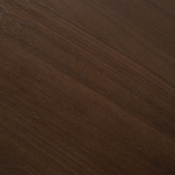 79 Inch Oval Walnut Dining Table with Double Pedestal Base for Elegant Spaces