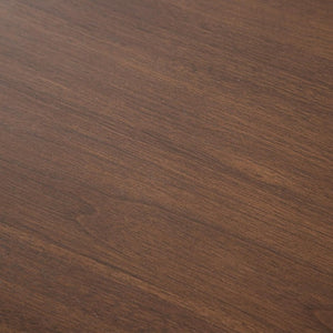 86 Inch Oval Solid Walnut Dining Table with Dual Pedestal Base Seats Eight
